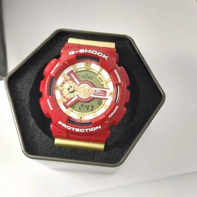 Brand New Casio G-Shock Men's Red/Gold Limited Edition Ironman 