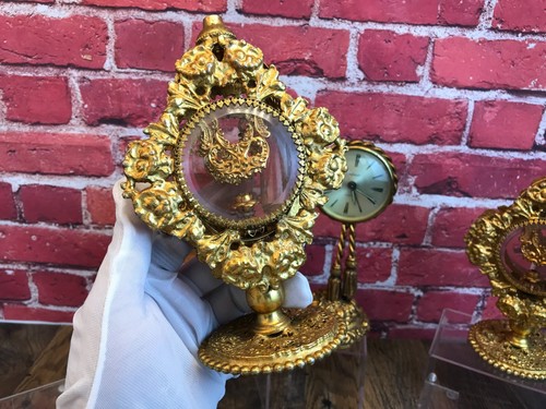 AS-IS Lot of 4 RARE Vintage - STYLEBUILT GOLD FILIGREE Boudoir French FOR REPAIR - Picture 17 of 24