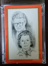 Joker Ice Skater Redislip Playing Cards Sealed Signed by Jon Arfstrom