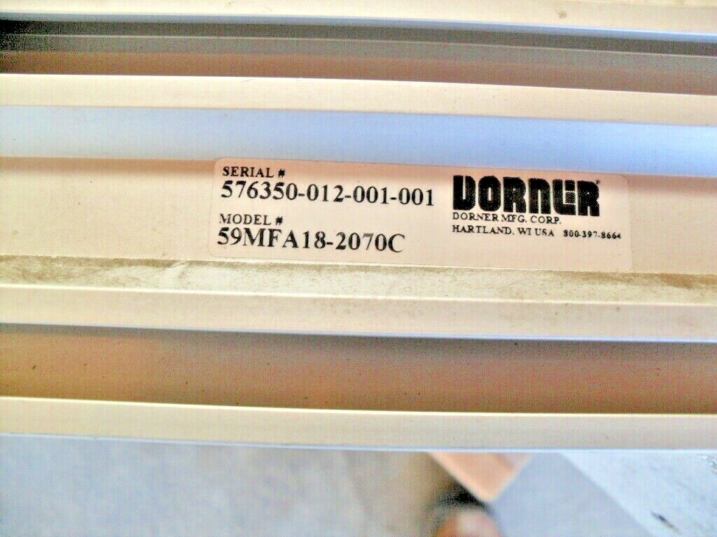 DORNER 59MFA18-2070C Conveyor Adjustable Height Stand w/ Locking wheels