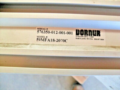  DORNER  59MFA18-2070C Conveyor Adjustable Height Stand w/ Locking wheels
