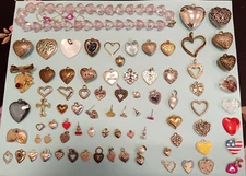 Heart Mountain! 80 Piece Lot of Hearts - Read below