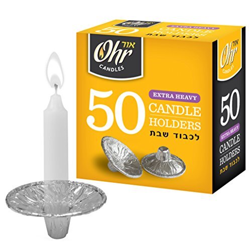 50 Pack Heavy Disposable Aluminum Foil Candle Holder, Drip C