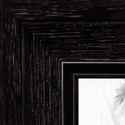ArtToFrames 1.125'' Custom Poster Frame  Rich Black on Maple Wood 4107 Large