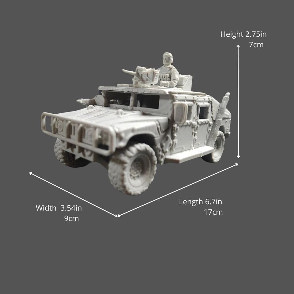American Humvee 1:35 scale Models Kits WW2 DIY - Image 2 of 4