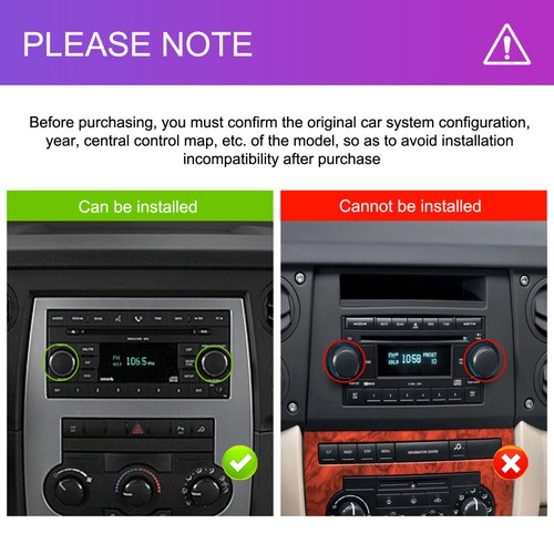 2+64GB Android 15 Autoradio GPS 7" Für Chrysler Dodge RAM Jeep Grand Wrangler JK - Bild 2 von 22