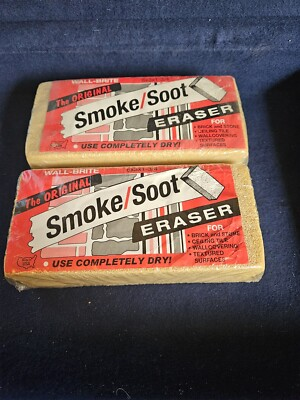 #ad #ad WALL BRITE 2 Pack Smoke Soot Eraser For Brick Stone Tile amp; More dry clean $10.00