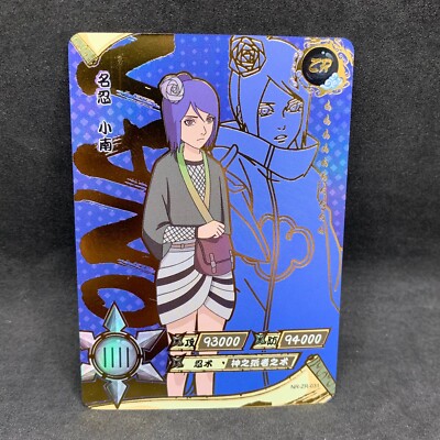 Naruto Kayou CCG - Konan ZR-031 Full Art - Tier 2 Exclusive Card - NM