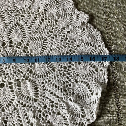 Large Crochet White Doilies Doiley  - Picture 4 of 4