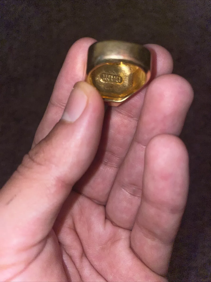 Fake on sale versace ring
