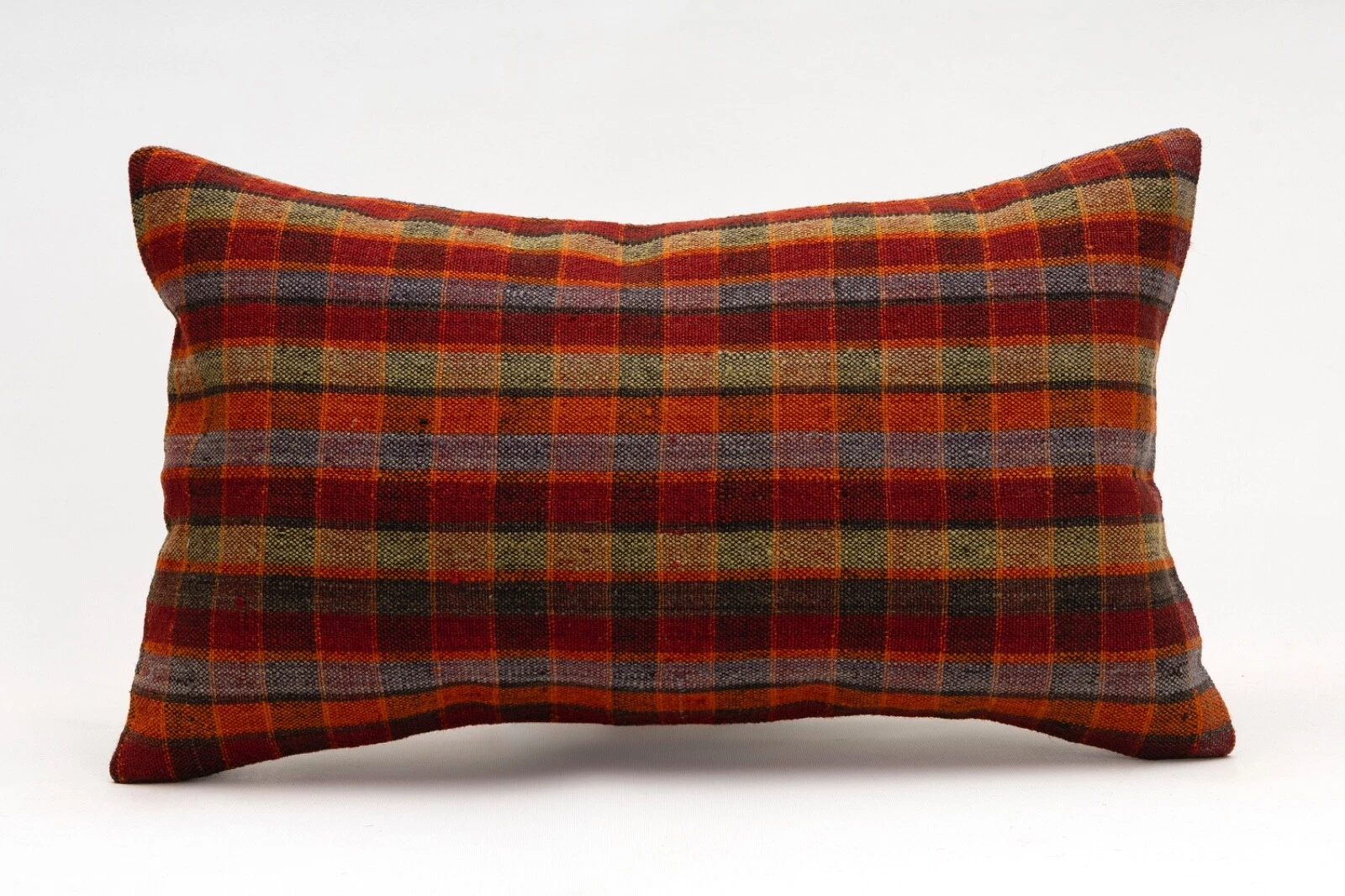 Decorative Pillow Cover, 12x20 in, Kilim Pillow, Turkish Pillow, Sofa Cushion