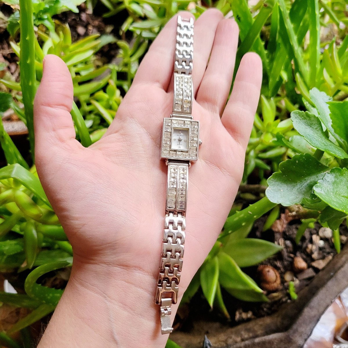 Classic Silver Rhinestone Watch | eBay display picture 1