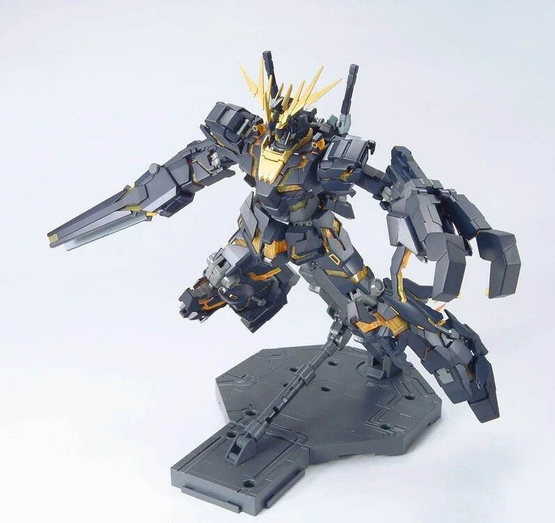 Bandai Hobby MG 1/100 RX-0 Unicorn Gundam 02 Banshee - Modello In Scala, Finitura Titanium, Action Figure Da Collezione