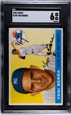 1955 Topps Yogi Berra #198 SGC 6 Yankees HOF