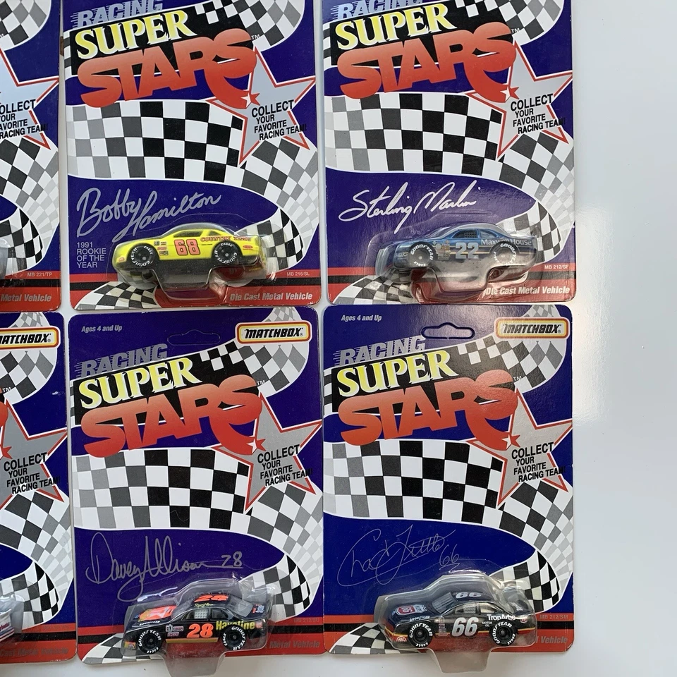 Lote de 9 Matchbox Racing Superstars 1992 vintage Foto 4 de 4