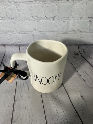 Rae Dunn x Peanuts Halloween Snoopy Mug with Woodstock and Cauldron NWT - Picture 3 of 4