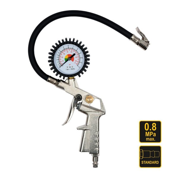 ReifenfüLler Mit Manometer ReifenfüLlpistole ReifenfüLlgeräT Druckluftpistole-image