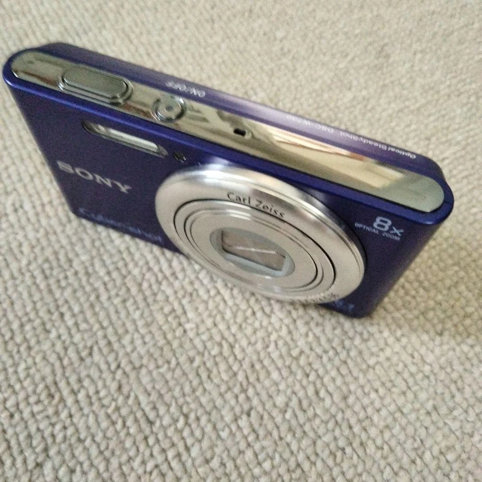 Sony Cyber Shot DSC-W730 16.1MP 8x Compact Digital Camera Blue Light Portable - Image 3 of 4