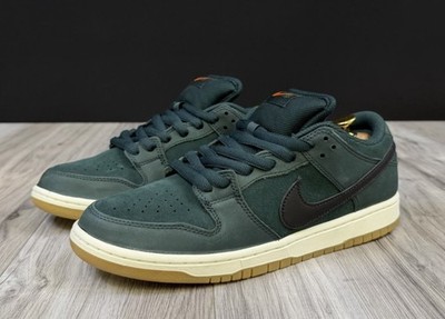 Nike SB Dunk Low Pro Deep Fir Black Fir Sail FJ1674-300 Mens 15