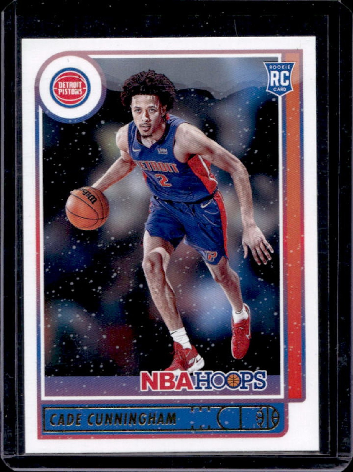 2021-22 Panini Hoops Winter Cade Cunningham RC Rookie #201 Pistons