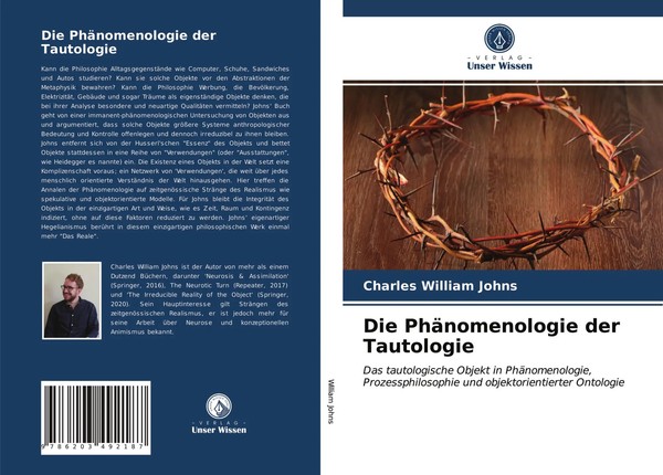 Charles William Johns | Die PhäNomenologie Der Tautologie | Taschenbuch (2021)-image