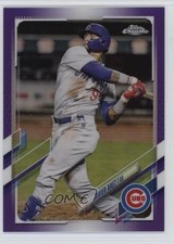 2021 Topps Chrome Purple Refractor /299 Javier Baez #9 pk8