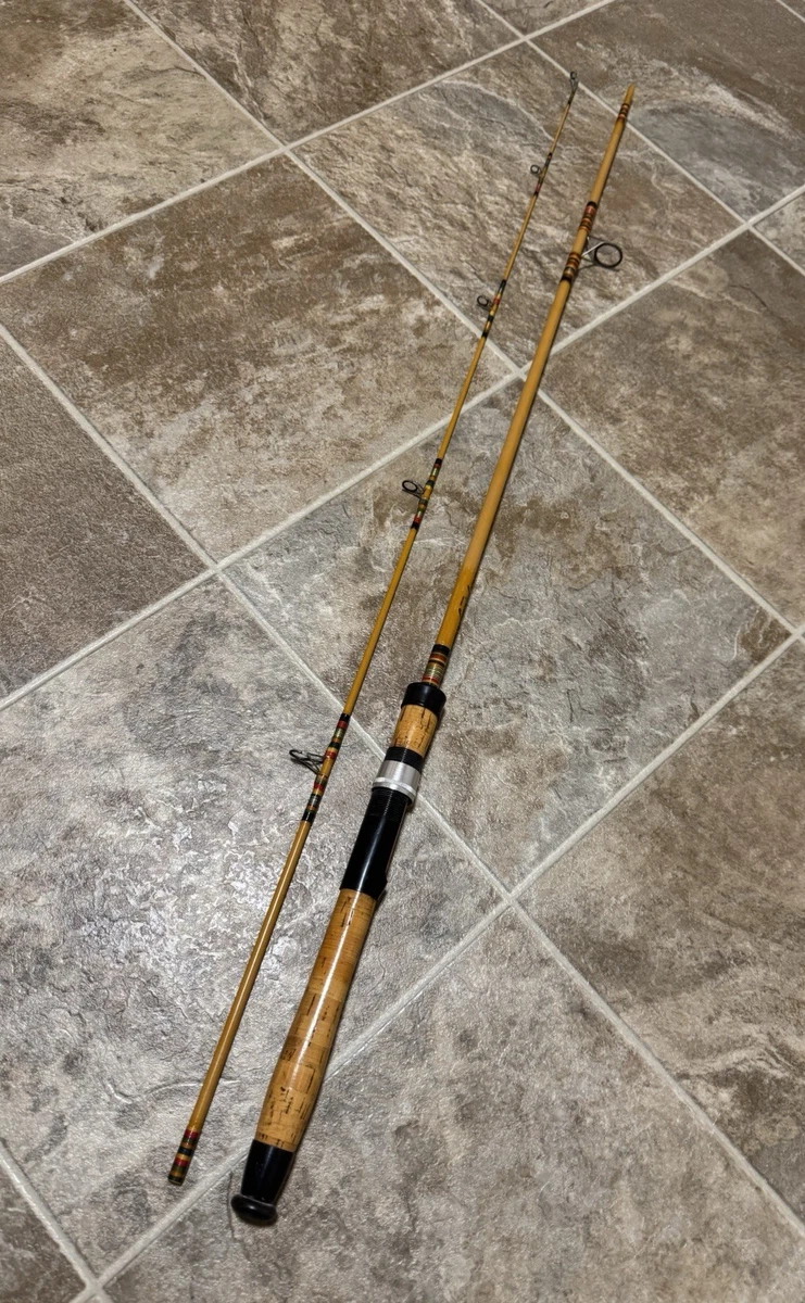 Palo de miel Lamiglas 6’6” caña giratoria de pesca hecha en EE. UU. acción ligera