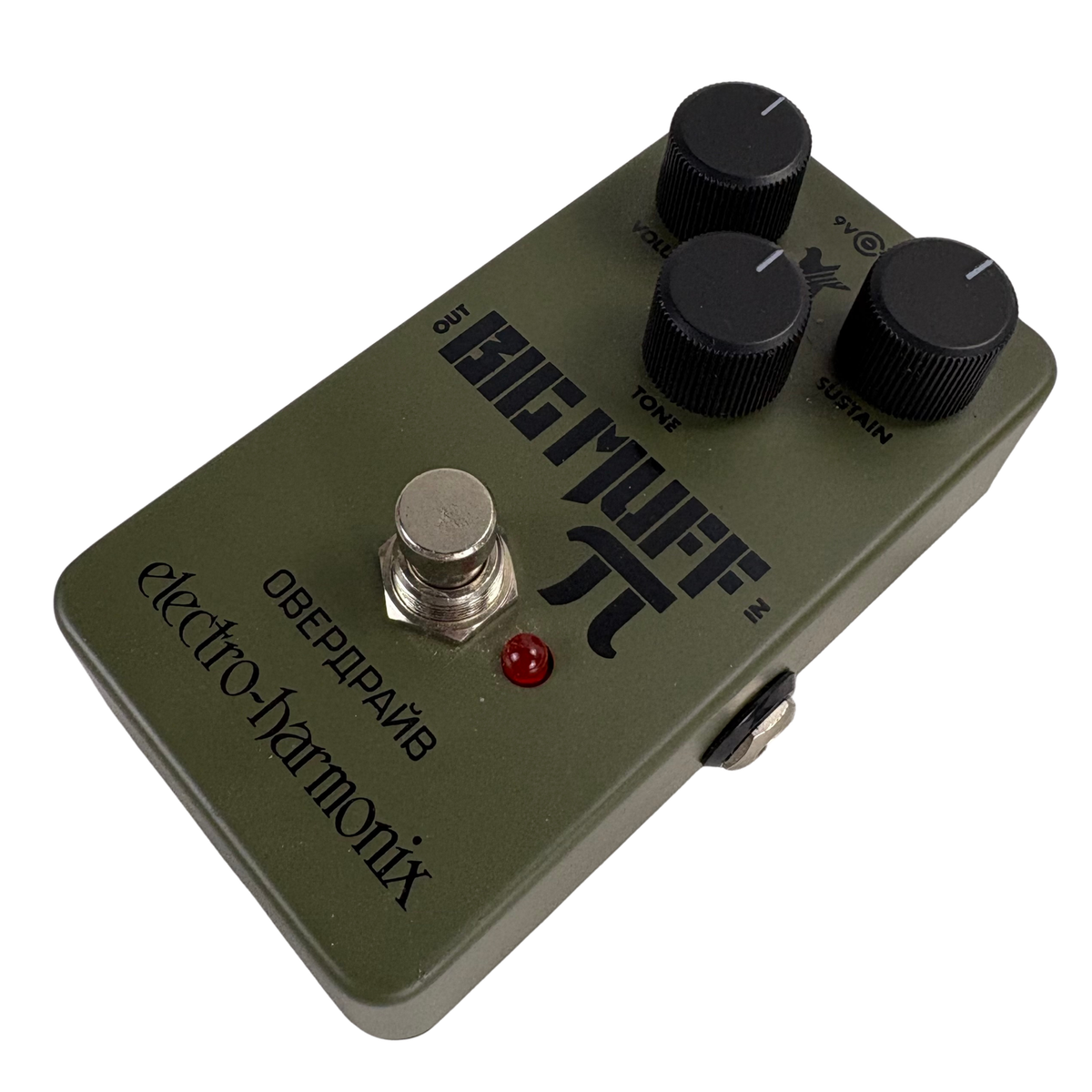 BIG MUFF π nano russian Electro-Harmonix EHX Nano Green Russian Big Muff Pi Fuzz Pedal