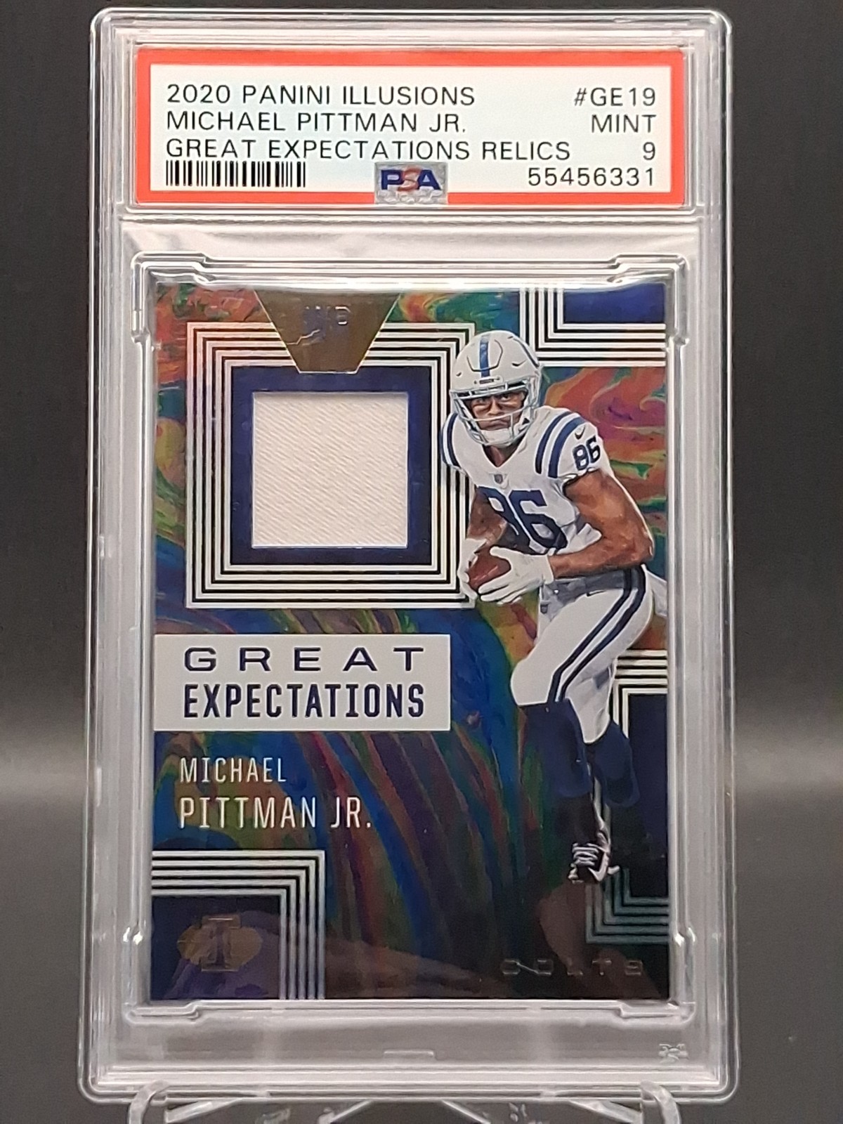 Michael Pittman Jr. Panini Illusions Great Expectations Relics #GE19 Base