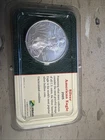 Uncirculated American Silver Eagle $1 Coin Sealed Littleton Coin Co Showpak