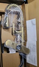 Signature Hardware Greyfield Bar Prep Pull-Down Kitchen Faucet Aged Brass