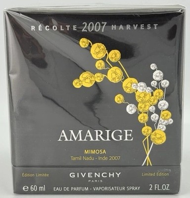 Givenchy Amarige Mimosa Harvest 2007 EDP 60ml Spray Sealed Limited Edition