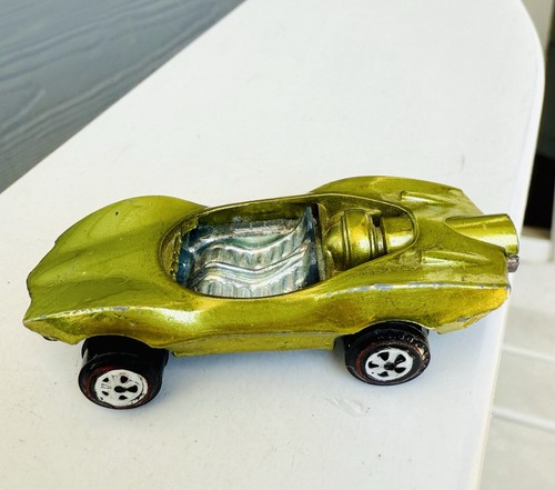 1969 Redline Johnny Lightning Custom Turbine Topper USA Shiny Lime Original - Picture 2 of 7