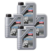 4X MotoröL Liqui Moly 1504 Motorbike 2T Teilsynthetisch 1 Liter ISO L-EGC