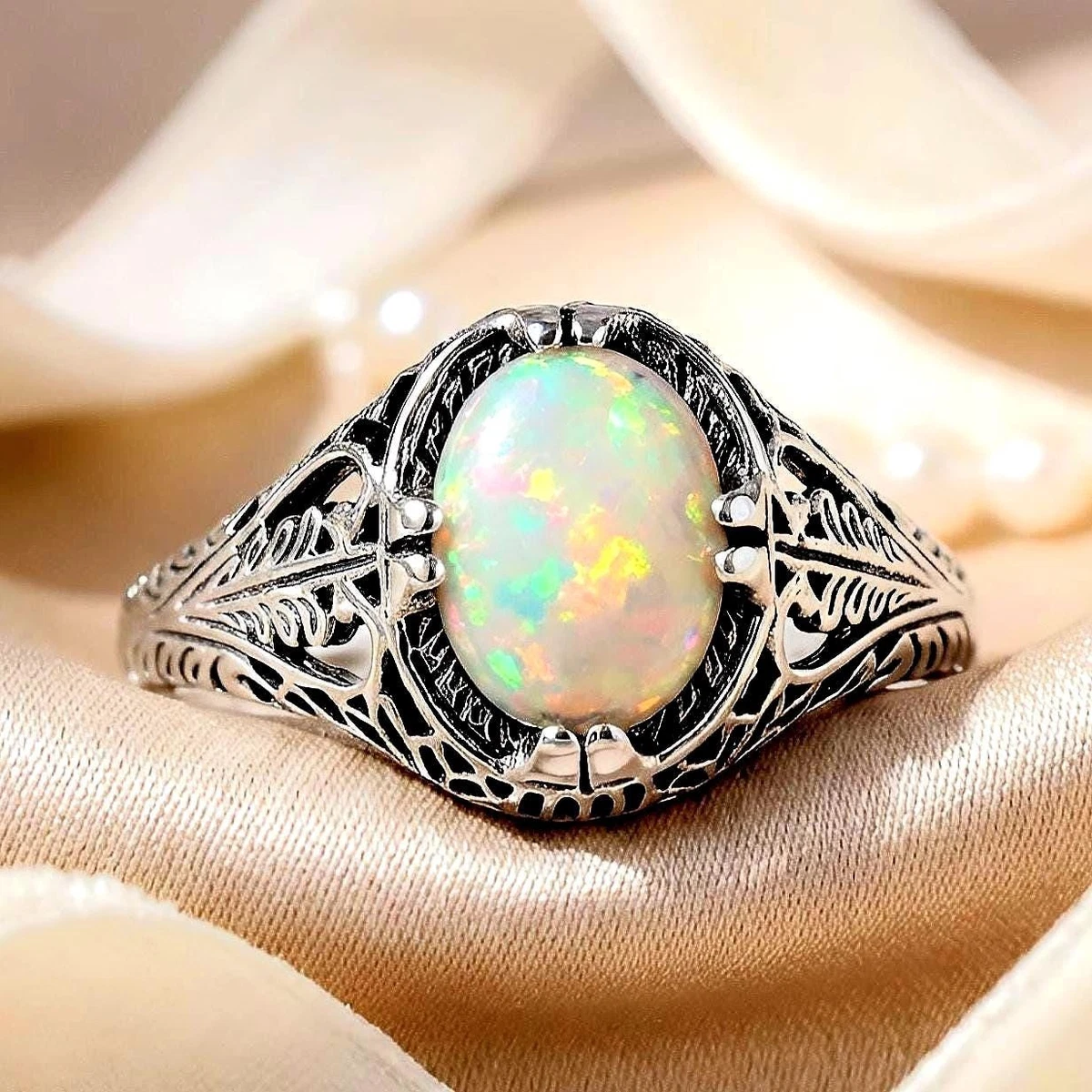 25+ Fashion Rings 925 Silver Opal for sale | Updated Oct 2026