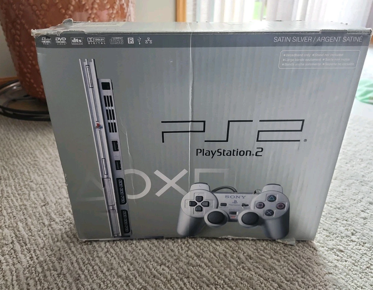 Las mejores ofertas en Sony PlayStation 2-Slim PLATA consolas de