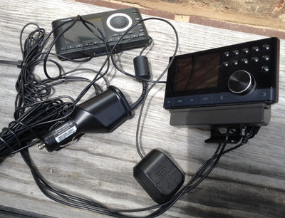 2 Sirius XM car radios Edge & Onyx w/ powered windshield dock & magnetic antenna