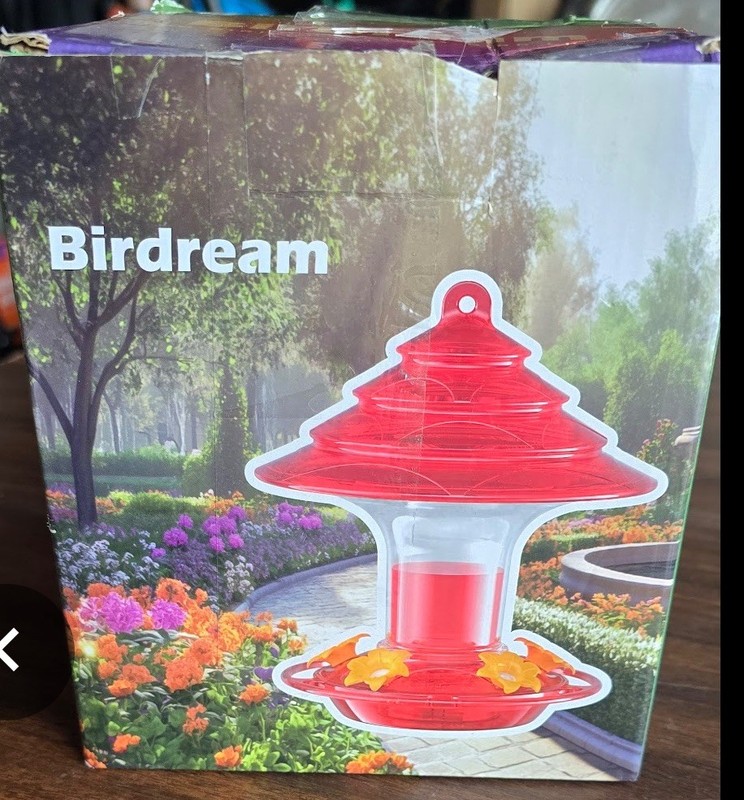 Birdream Hummingbird Feeder Red