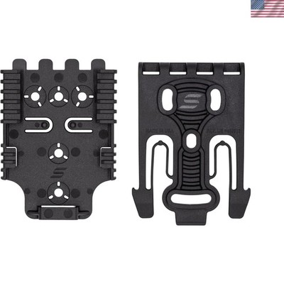 Versatile QLS 1-2 Quick Locking System for Duty Holsters - Ambidextrous Design