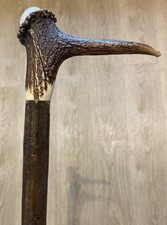 Stag Horn Hazel Walking Stick Embedded Fishing Fly