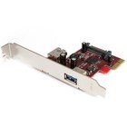 StarTech.com 2 port PCI Express SuperSpeed USB 3.0 Card with UASP Support - 1 In
