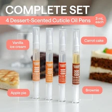 Cuticle Oil Pen 4 Pack Nail Growth Strengthener Vitamin E Jojoba Almond Repair