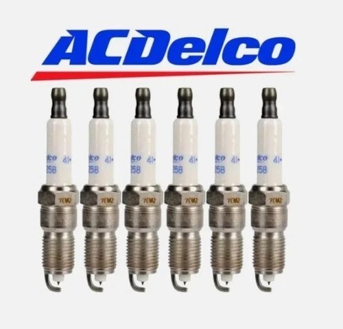 6 GENUINE 41-130 ACDelco OEM# 12646780 Set Of 6 Iridium Spark Plugs