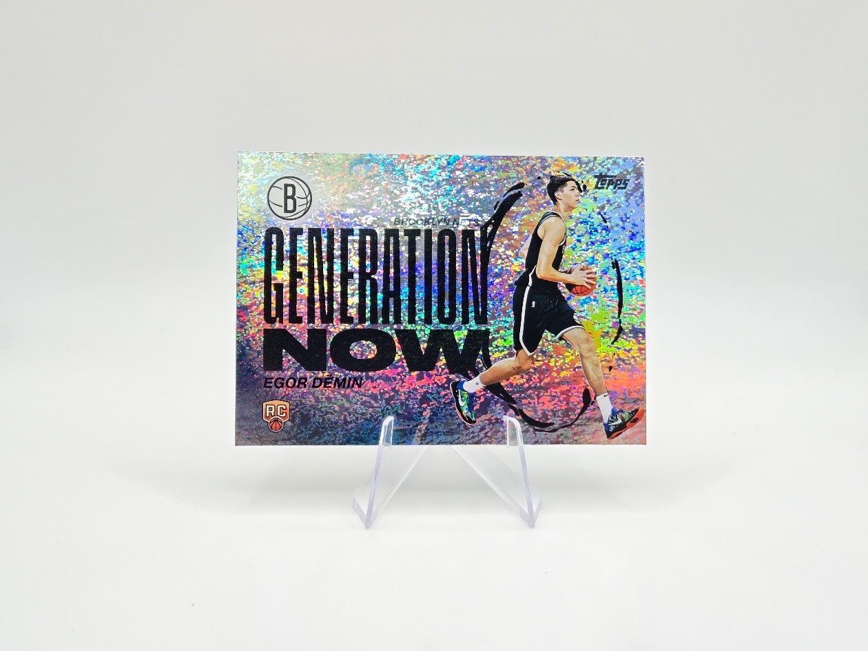 Egor Demin 2025-26 Topps RC Generation Now Holo Foil SP #GN-8 Nets