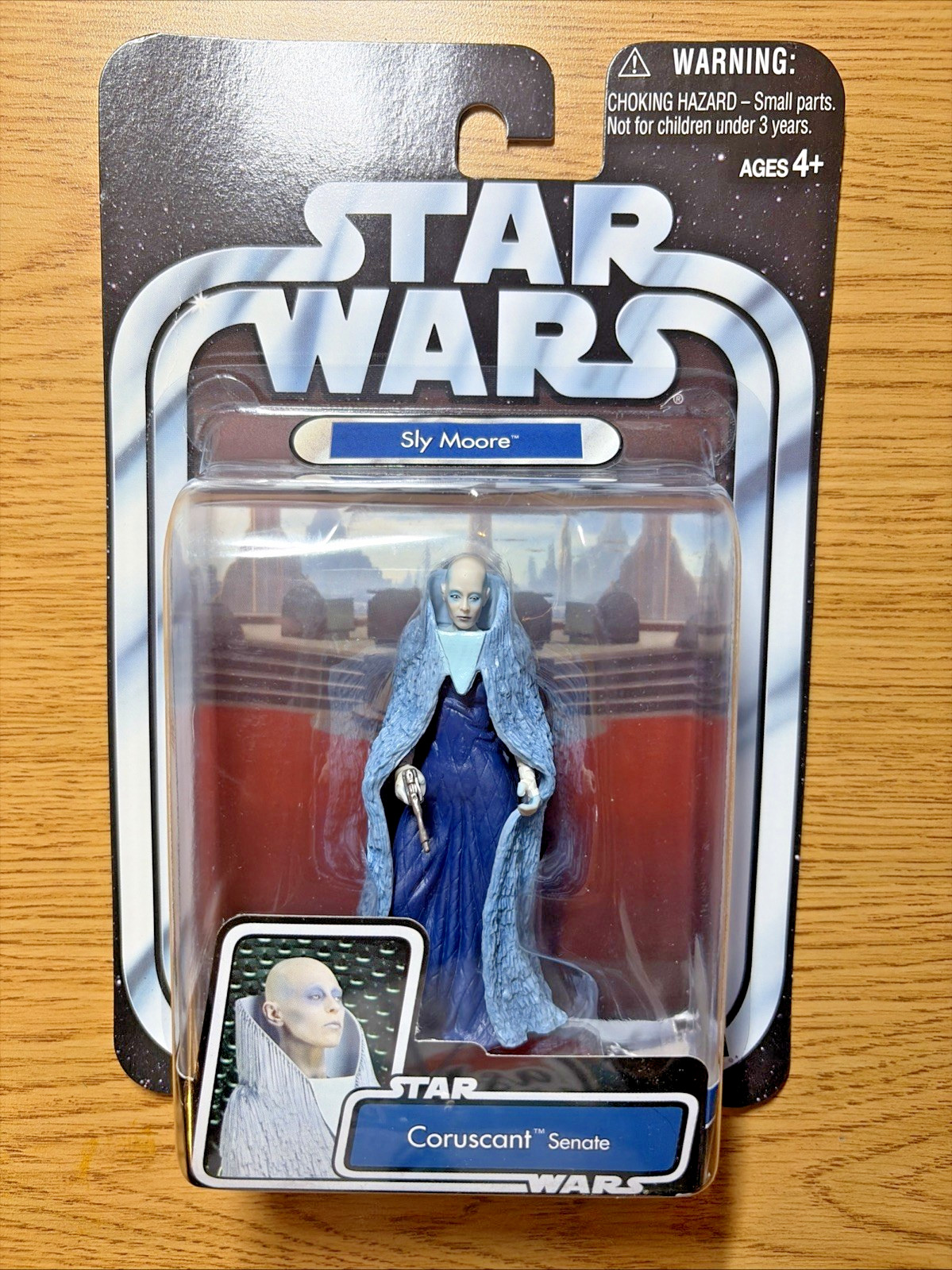 Star Wars Black Carded 2005 Action Figure Sly Moore #1 BRAND NEW