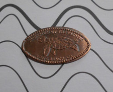 Aquarium Of The Pacific elongated penny Long Beach CA USA cent Sea Turtle coin