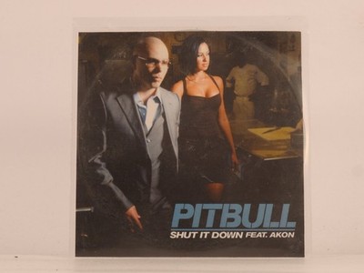PITBULL FT AKON SHUT IT DOWN (G58) 2 Track Promo CD Single including Picture Sle