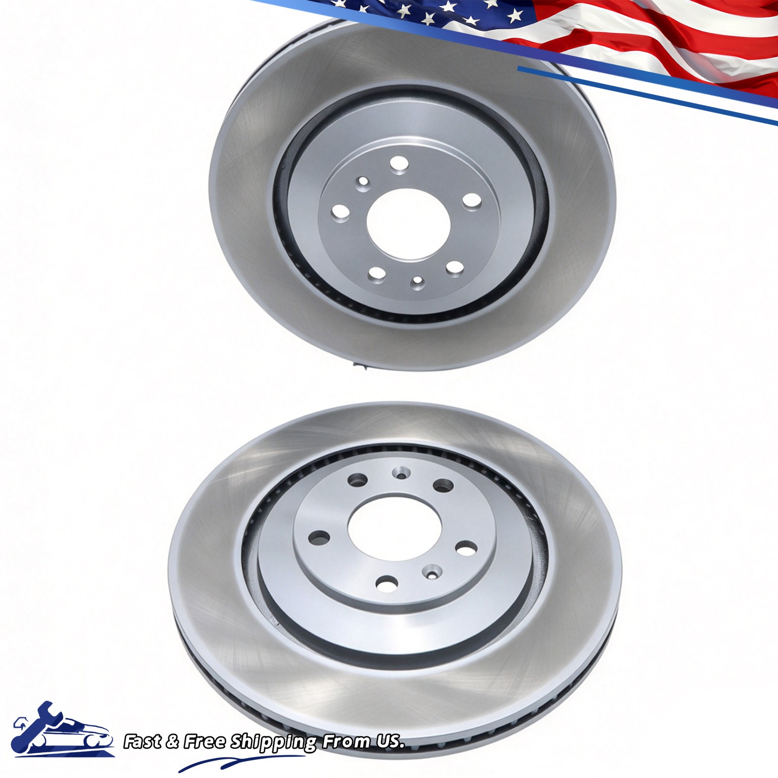 Bentley Continental GT 2007-2018 Rear Brake discs 2 pcs P/N 4E0615601L