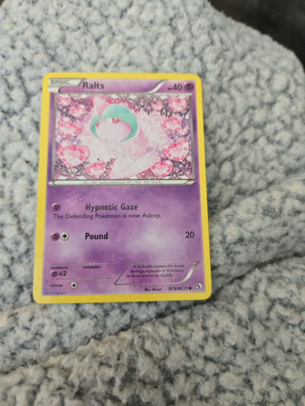 Ralts RC8/RC25 Legendary Treasures: Radiant Collection Holo