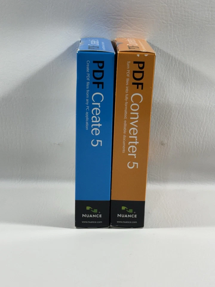 Nuance PDF Software Bundle Converter Professional 5 & PDF Create 5 ungeöffnet neu - Bild 4 von 4